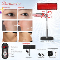 Red Light Therapy Panel Built for Daily Wellness, 660nm & 850nm LEDs, Adjustable Stand, Timer Function