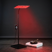 660Nm 850Nm LED Red Light Therapy Panel with Stand near Infrared Therapy Lamp Devices for Body Muscle Relax and Skin Care — Studio Shot