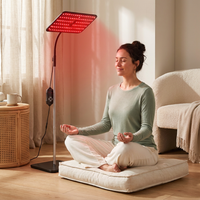 660Nm 850Nm LED Red Light Therapy Panel with Stand near Infrared Therapy Lamp Devices for Body Muscle Relax and Skin Care — Lifestyle