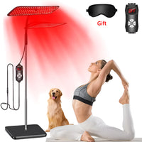 Red Light Therapy Panel Built for Daily Wellness, 660nm & 850nm LEDs, Adjustable Stand, Timer Function