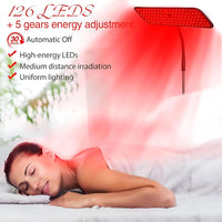 Red Light Therapy Panel Built for Daily Wellness, 660nm & 850nm LEDs, Adjustable Stand, Timer Function